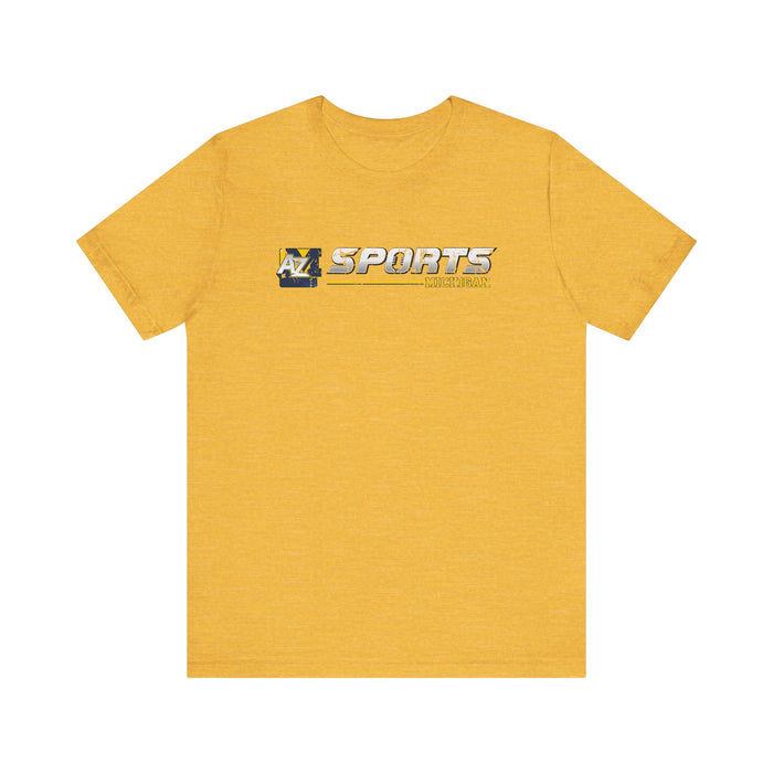 A to Z Sports Michigan Distressed Horizontal T-Shirt