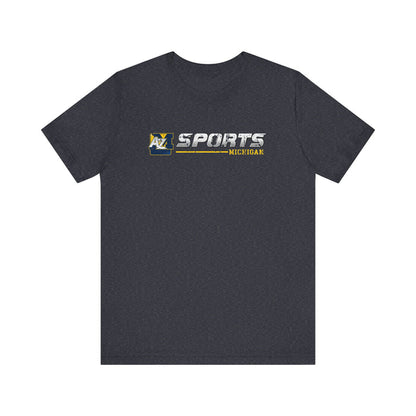A to Z Sports Michigan Distressed Horizontal T-Shirt