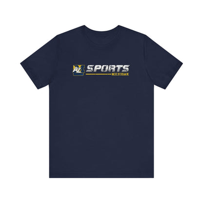 A to Z Sports Michigan Distressed Horizontal T-Shirt