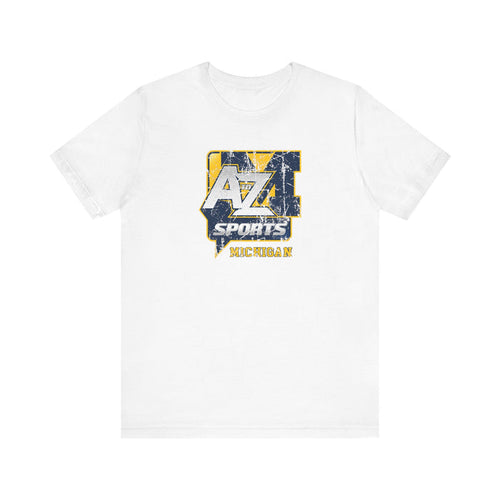 A to Z Sports Michigan Distressed T-Shirt