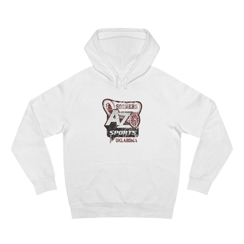 A to Z Sports Oklahoma Distressed Hoodie