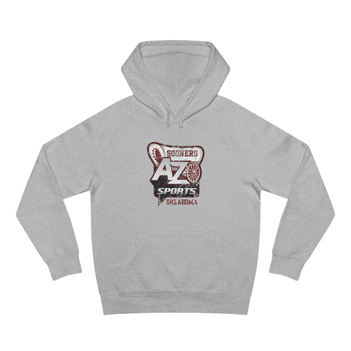 A to Z Sports Oklahoma Distressed Hoodie