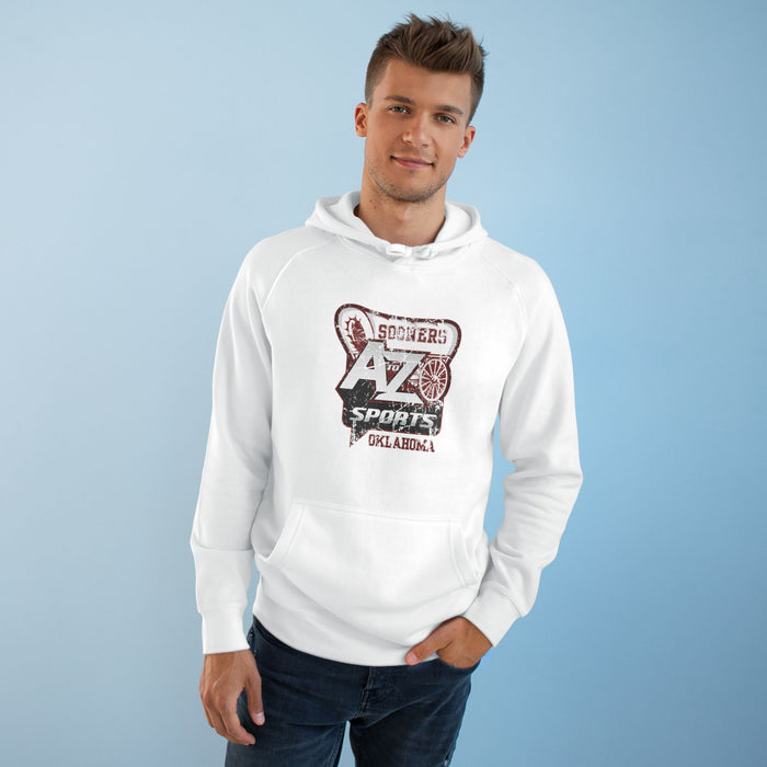 A to Z Sports Oklahoma Distressed Hoodie