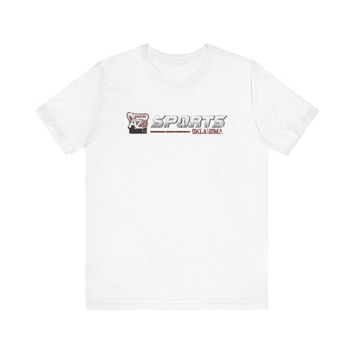 A to Z Sports Oklahoma Distressed Horizontal T-Shirt