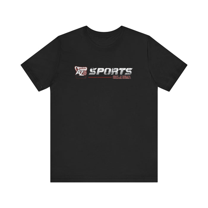 A to Z Sports Oklahoma Distressed Horizontal T-Shirt