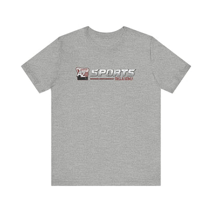 A to Z Sports Oklahoma Distressed Horizontal T-Shirt
