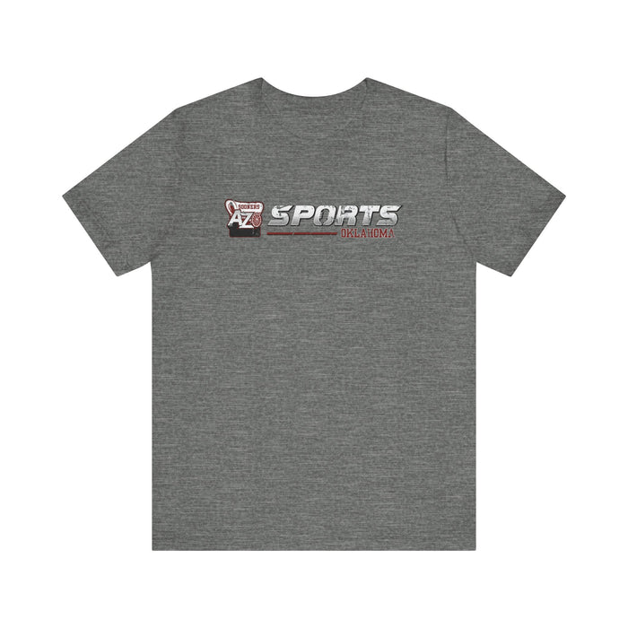 A to Z Sports Oklahoma Distressed Horizontal T-Shirt