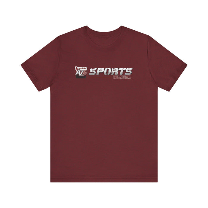 A to Z Sports Oklahoma Distressed Horizontal T-Shirt