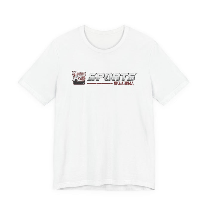A to Z Sports Oklahoma Distressed Horizontal T-Shirt