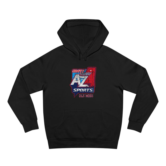 A to Z Sports Ole Miss Distressed Hoodie