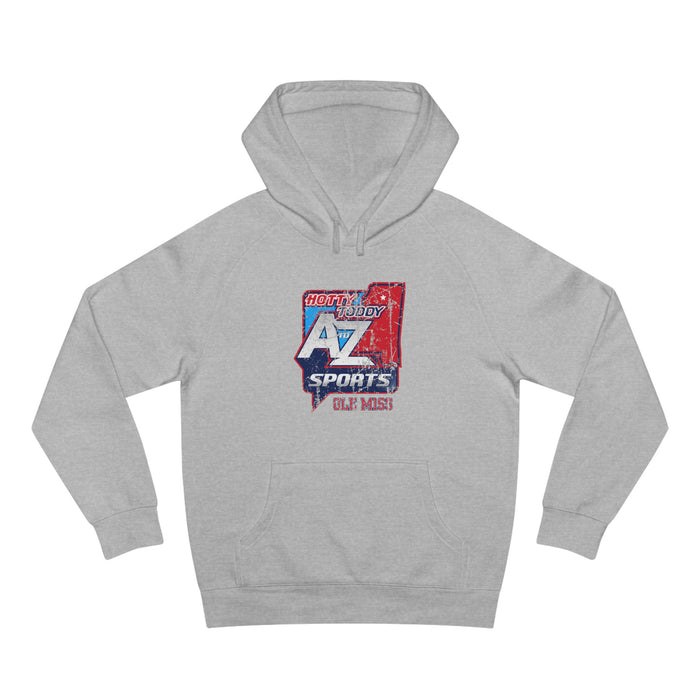 A to Z Sports Ole Miss Distressed Hoodie