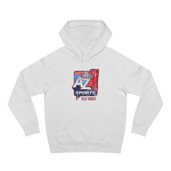 A to Z Sports Ole Miss Distressed Hoodie