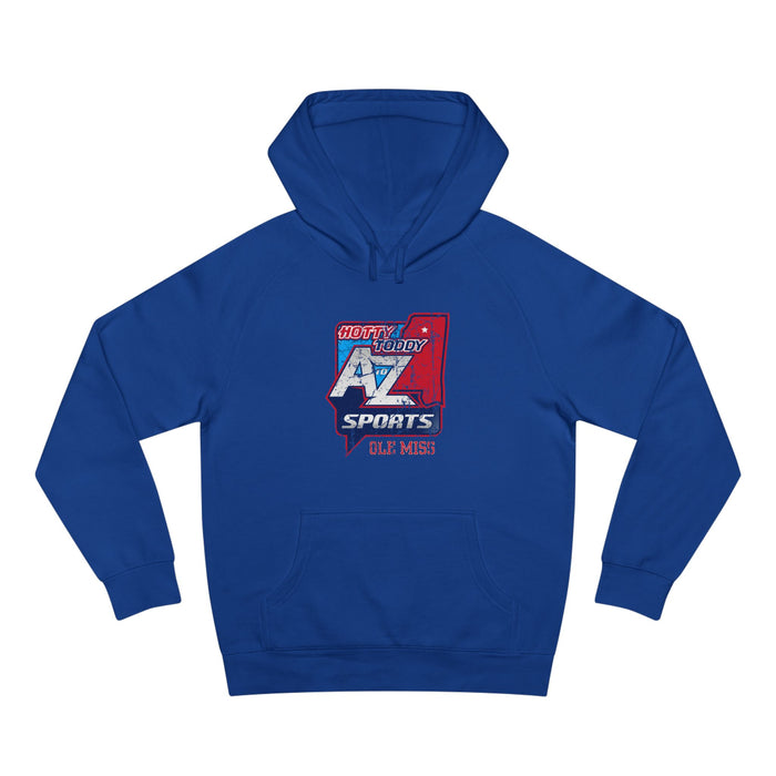 A to Z Sports Ole Miss Distressed Hoodie