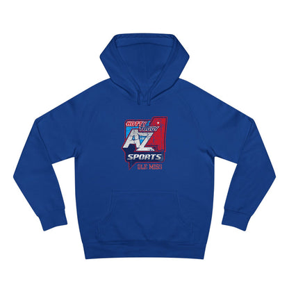 A to Z Sports Ole Miss Distressed Hoodie