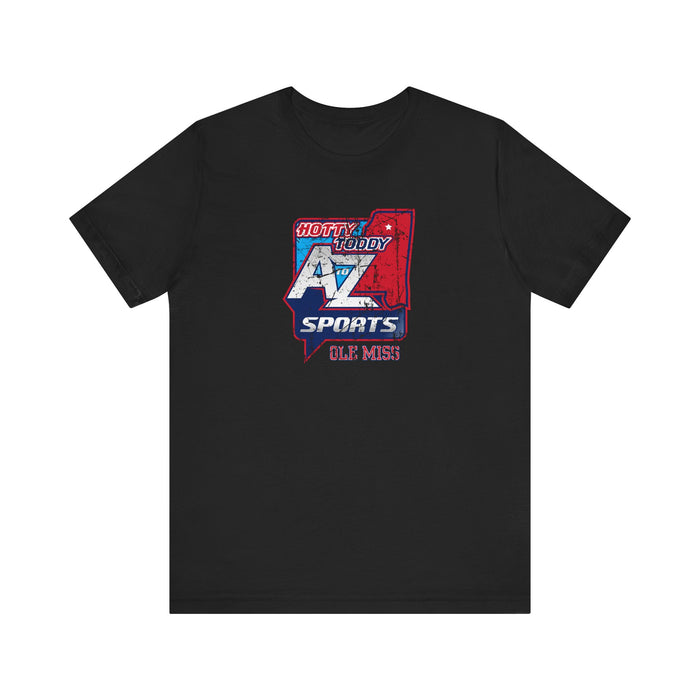 A to Z Sports Ole Miss Distressed T-Shirt