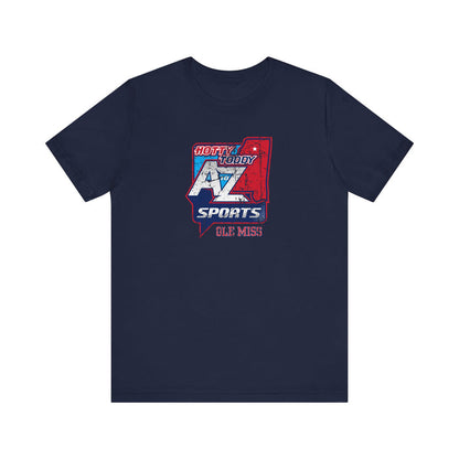 A to Z Sports Ole Miss Distressed T-Shirt