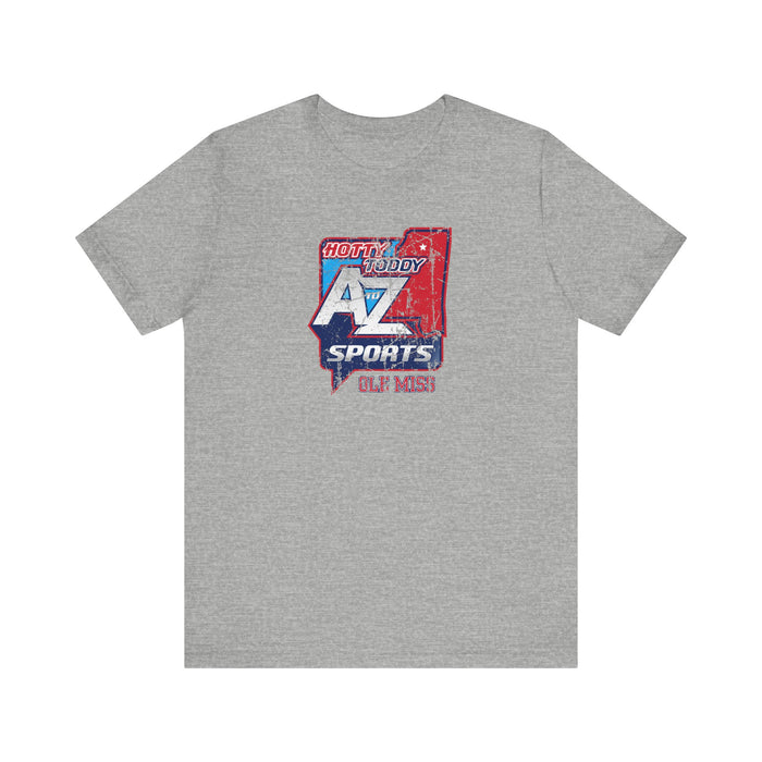 A to Z Sports Ole Miss Distressed T-Shirt