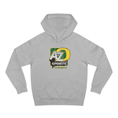 A to Z Sports Oregon Distressed Hoodie