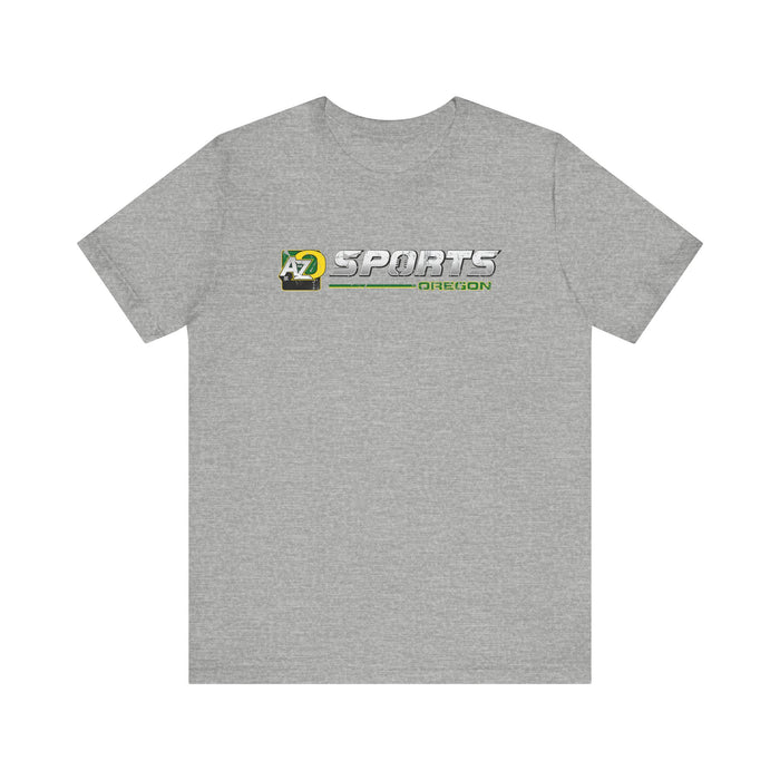 A to Z Sports Oregon Distressed Horizontal T-Shirt