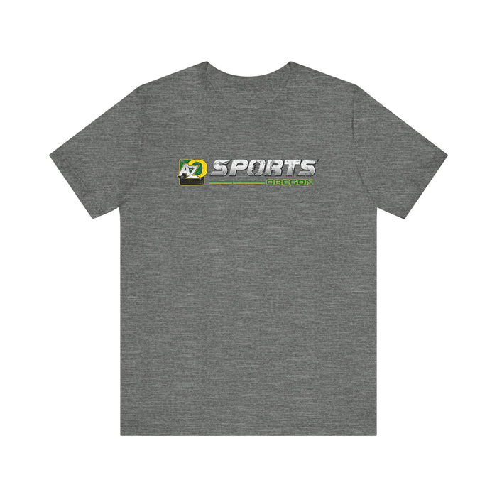 A to Z Sports Oregon Distressed Horizontal T-Shirt