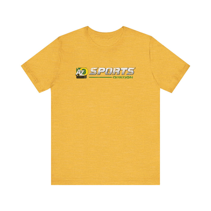 A to Z Sports Oregon Distressed Horizontal T-Shirt