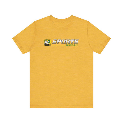 A to Z Sports Oregon Distressed Horizontal T-Shirt