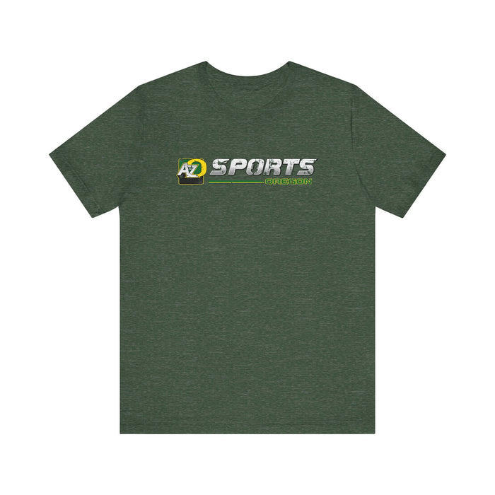 A to Z Sports Oregon Distressed Horizontal T-Shirt