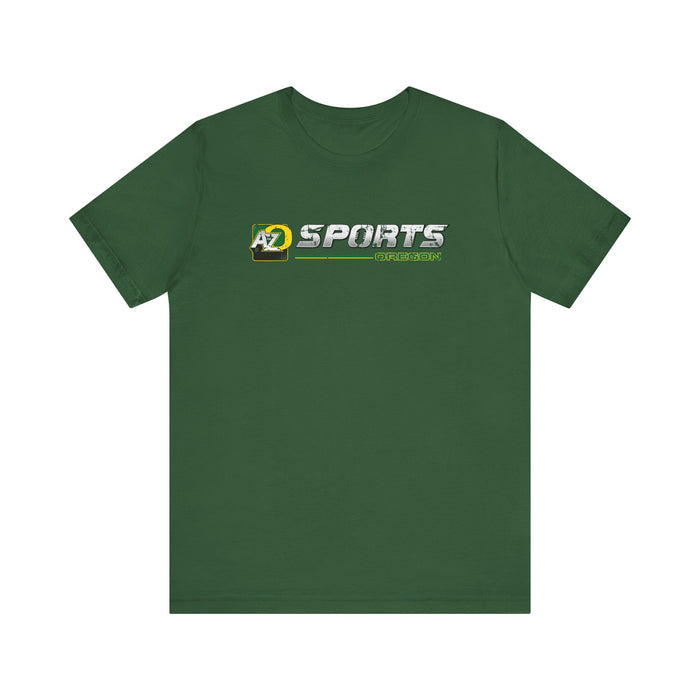 A to Z Sports Oregon Distressed Horizontal T-Shirt