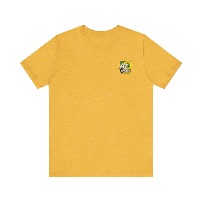 A to Z Sports Oregon Distressed Pocket T-Shirt