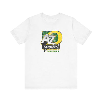 A to Z Sports Oregon Distressed T-Shirt