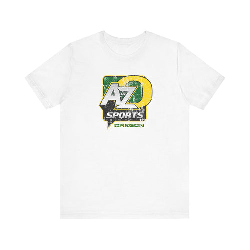 A to Z Sports Oregon Distressed T-Shirt