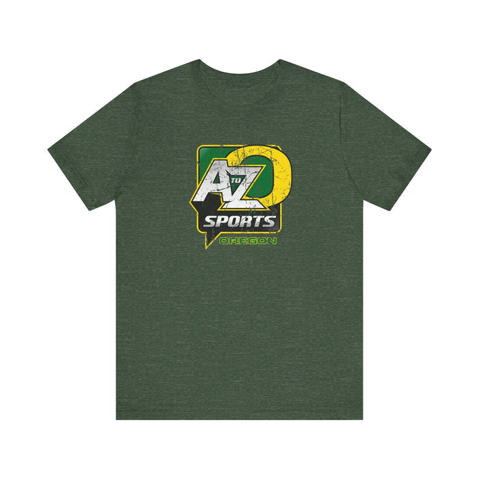 A to Z Sports Oregon Distressed T-Shirt