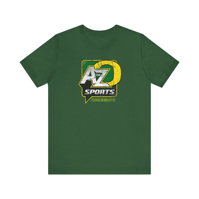 A to Z Sports Oregon Distressed T-Shirt