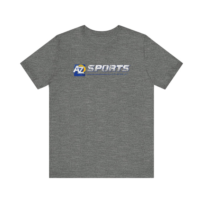 A to Z Sports Rams Distressed Horizontal T-Shirt