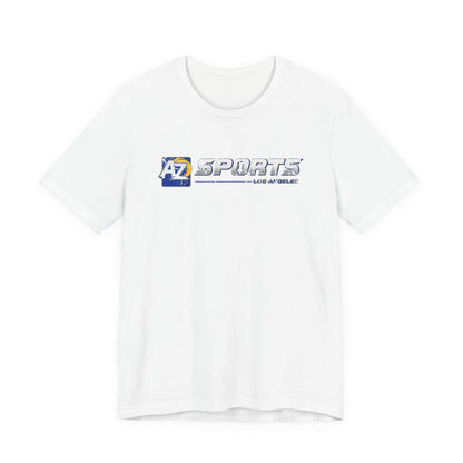 A to Z Sports Rams Distressed Horizontal T-Shirt
