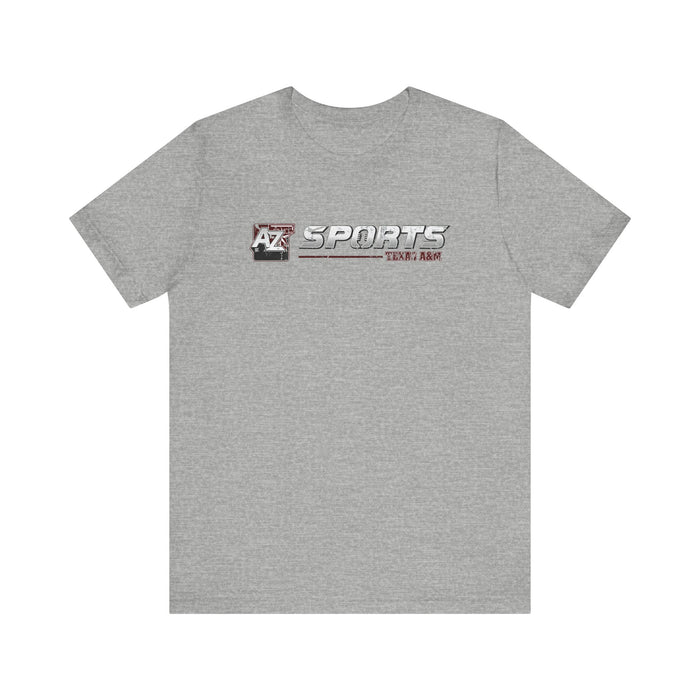 A to Z Sports Texas A&M Distressed Horizontal T-Shirt