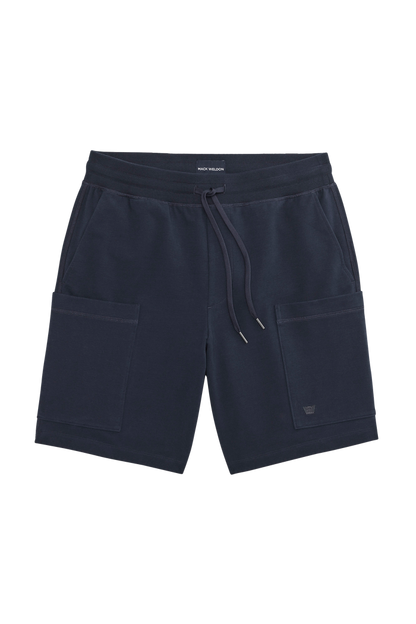 Front view of Ace Cargo Sweatshort in Total Eclipse