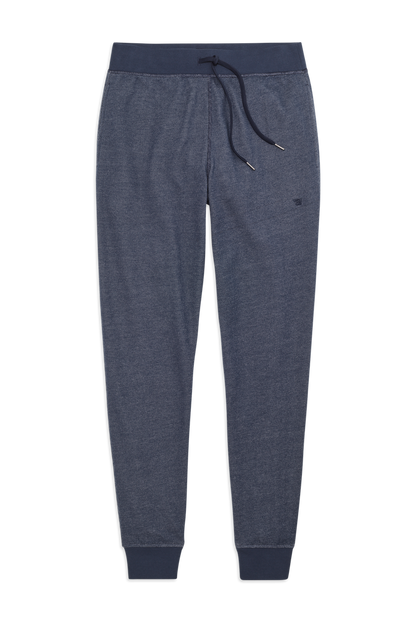 Front view of Ace Relaxed Sweatpant in True Navy - Bird's Eye