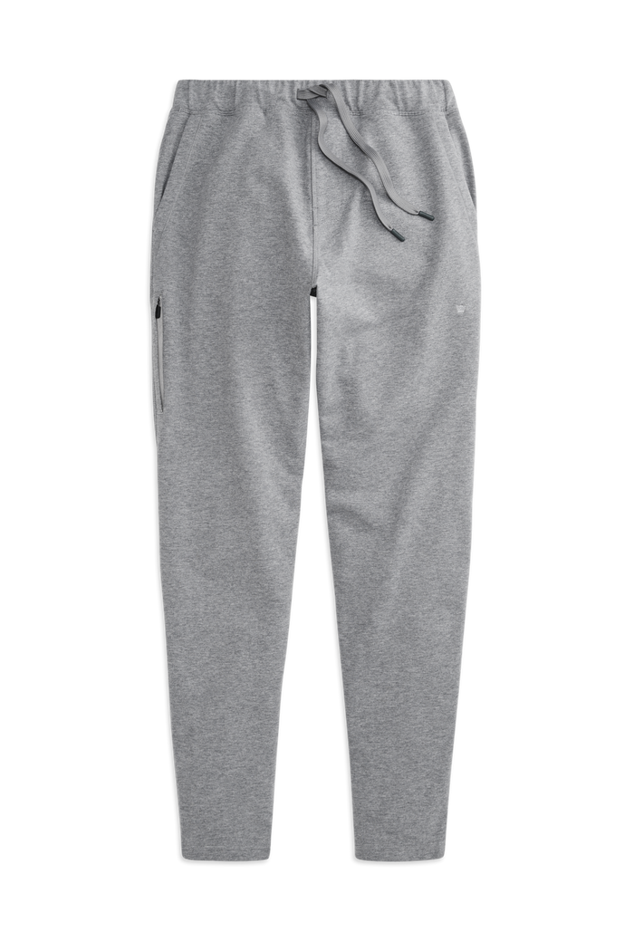 Front view of Ace Sweatpant in Grey Heather