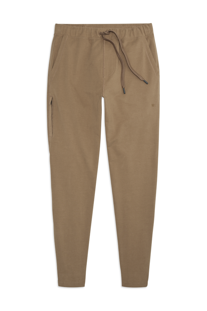 Front view of Ace Sweatpant in Shroom