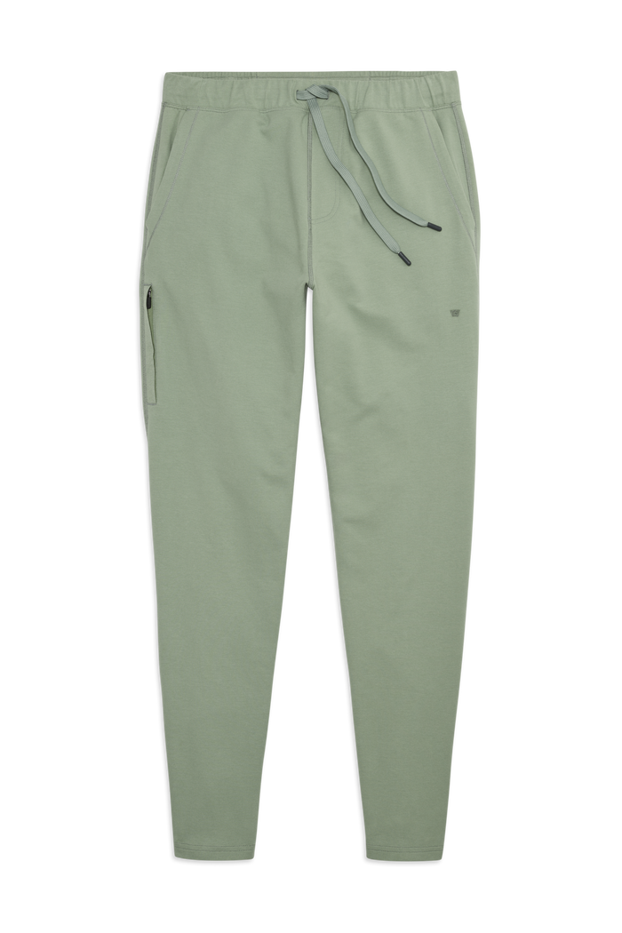 Front view of Ace Sweatpant in Burnt Sage