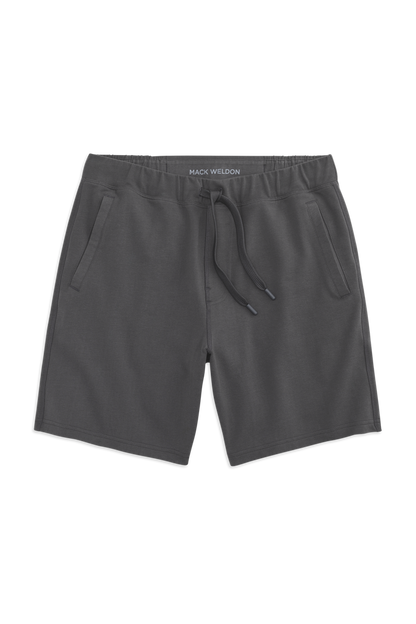 Front view of ACE Sweatshort 7” in Asphalt