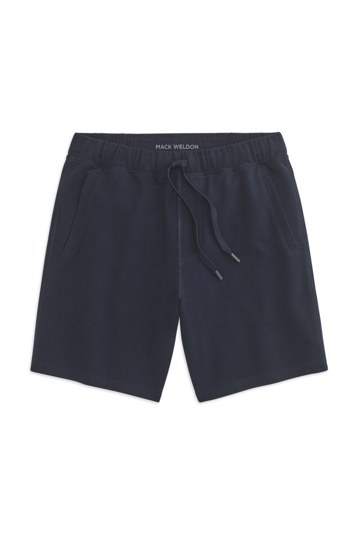 Front view of ACE Sweatshort 7” in Total Eclipse