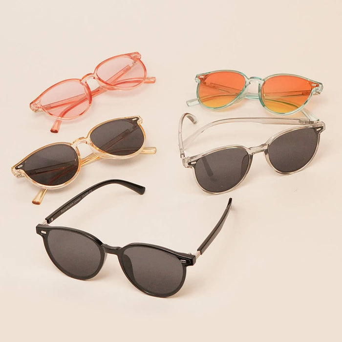 Acetate Round Sunglasses