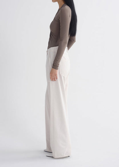 Agolde Low Curve Utility Pant in Bone