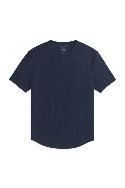 Total Eclipse | Front view of AIRKNITx Crew Neck T-Shirt in Total Eclipse
