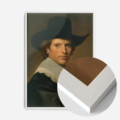 21x30cm | 8¼ x 11¾in / White Wood Frame