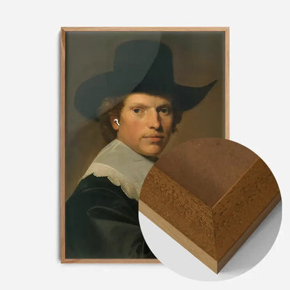 21x30cm | 8¼ x 11¾in / Oak Wood Frame