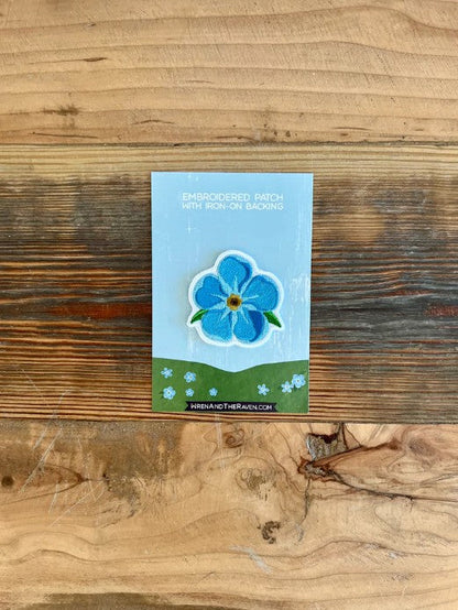 Alaska Flower Embroidered Patch