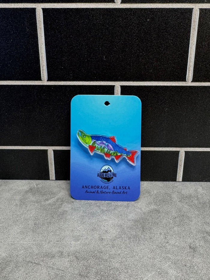 Alaska Wild & Free Pins